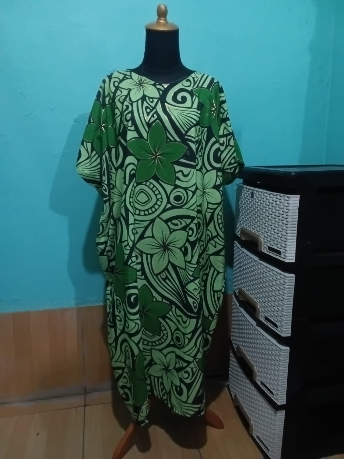 Daster Bunga Hijau